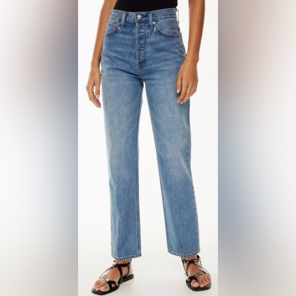ARITZIA DENIM FORUM the Joni high rise loose 29L size 25
